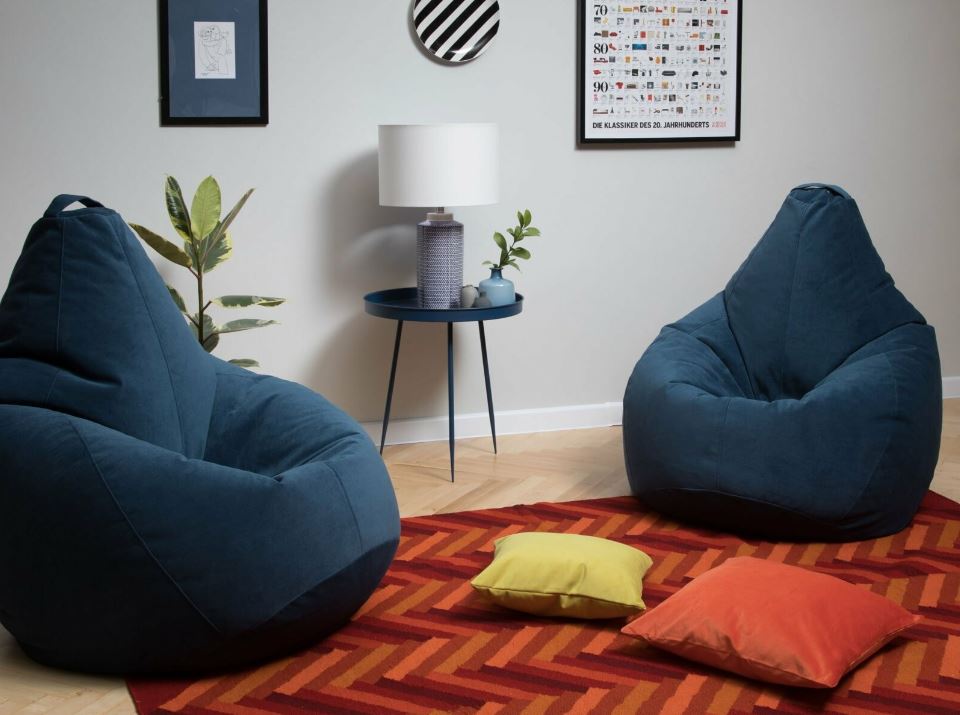 Бескаркасные кресла: уют и комфорт в комнате